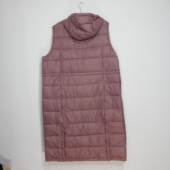 Columbia Pike Lake Long VEST Size 2X Fig Hood Omni Heat Insulated NEW - Picture 9 of 12
